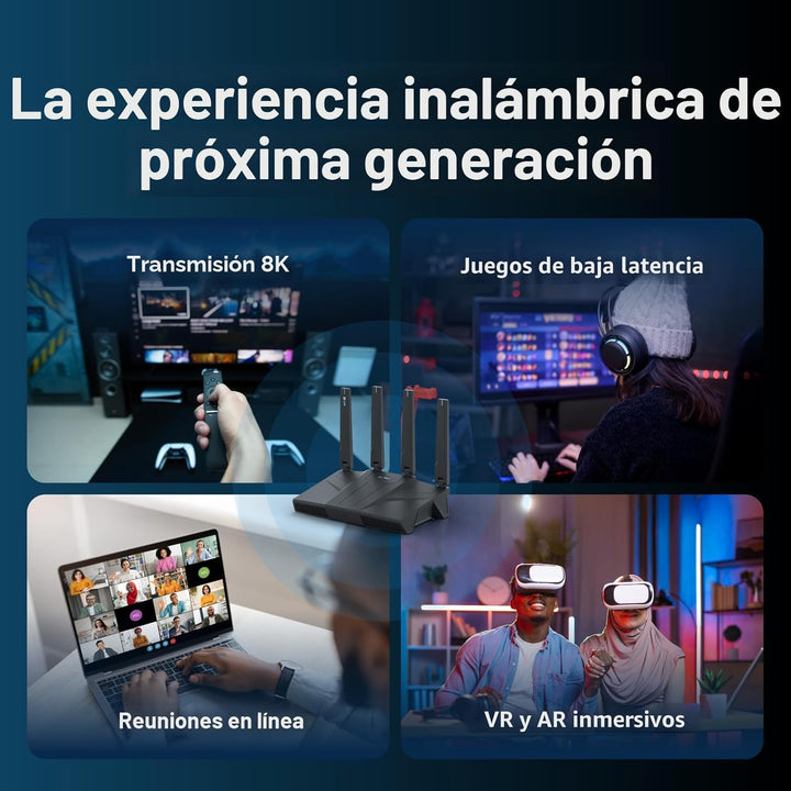 GL.iNet GL-BE6500 (Flint 3e) Router WiFi 7, enrutador WiFi de alta...