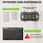 Soporte de pared para TV de movimiento completo para televisores de 55/65