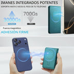 Vinich para Cartera MagSafe Magnética con Bloqueo RFID Compatible con Teléfonos y Fundas MagSafe, Cartera de Teléfono Minimalista con Imán Fuerte para iPhone 17/16/15/14/13/12/Pro/Max/Plus, Verde