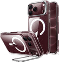 ESR Funda híbrida clásica para iPhone 18 Pro/17 Pro con soporte flexible