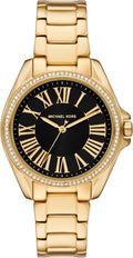 Reloj para mujer Michael Kors Kaycie, pulsera de acero inoxidable y pavé de cristales para mujer