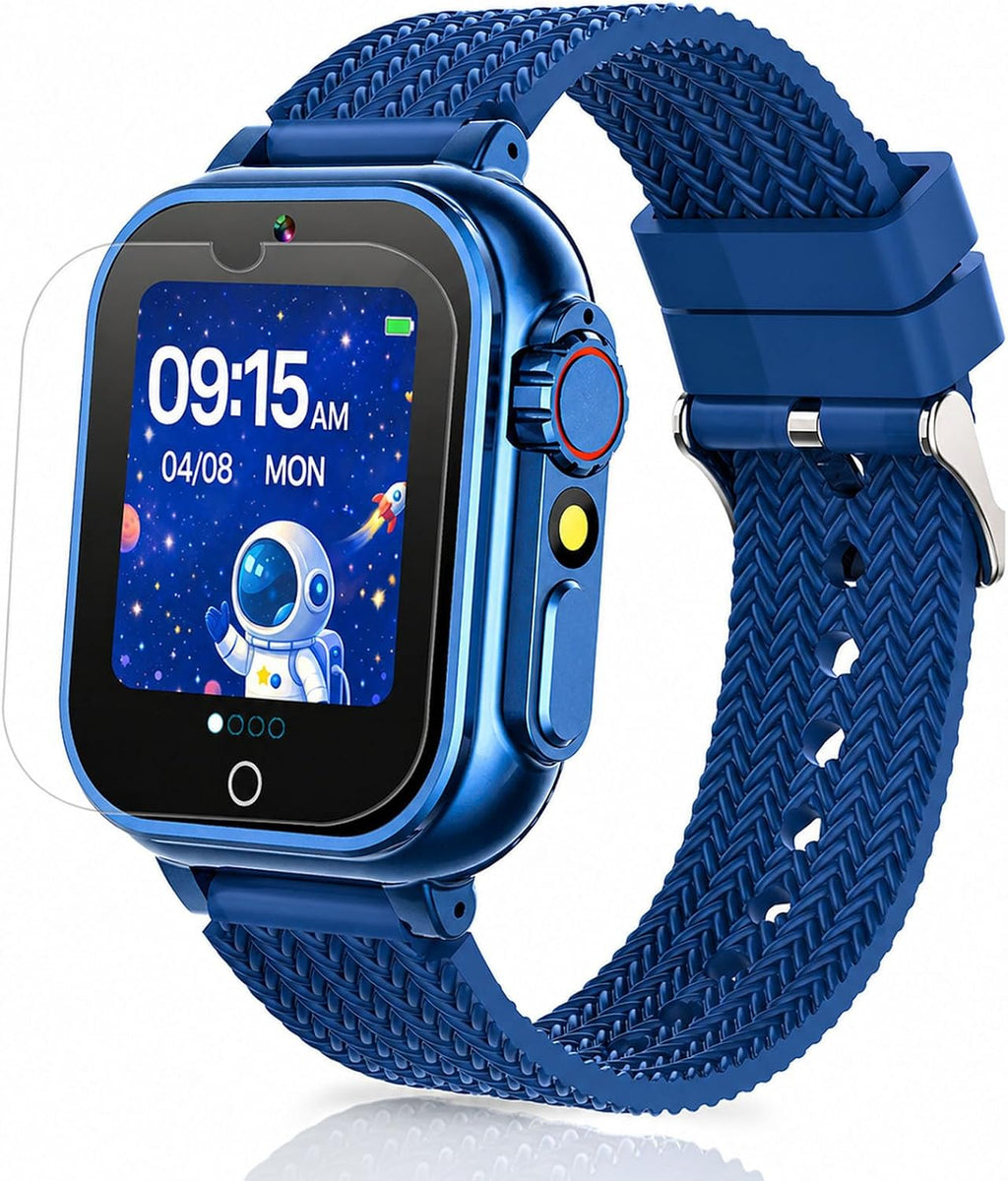 Reloj inteligente infantil para niñas y niños de 4 a 10 años, color