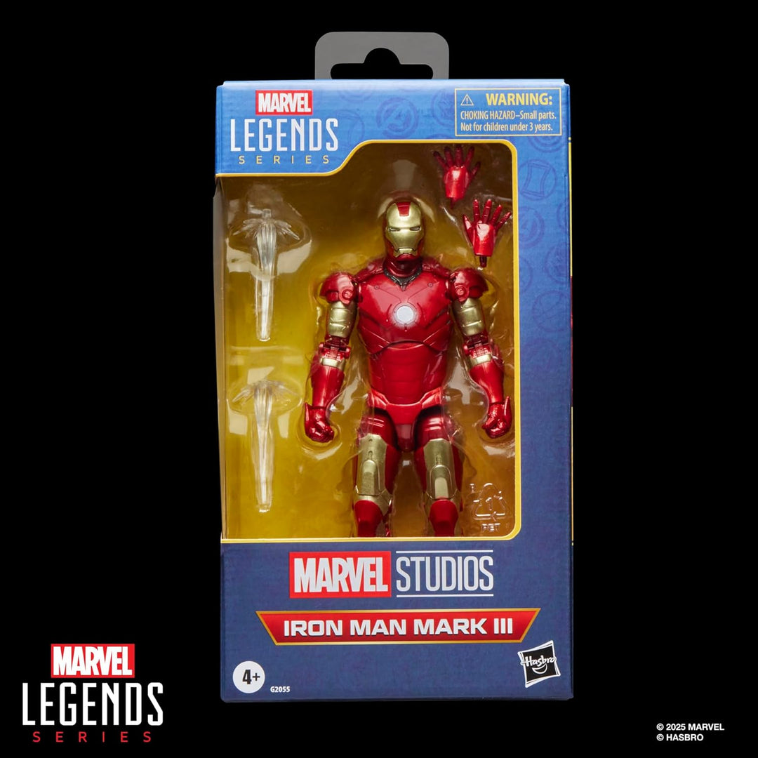 Marvel Serie Legends Iron Man Mark III, Figura de acción colecciona...