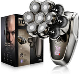 SHPAVVER - Afeitadora desmontable de cabeza calva, pantalla LED, se...
