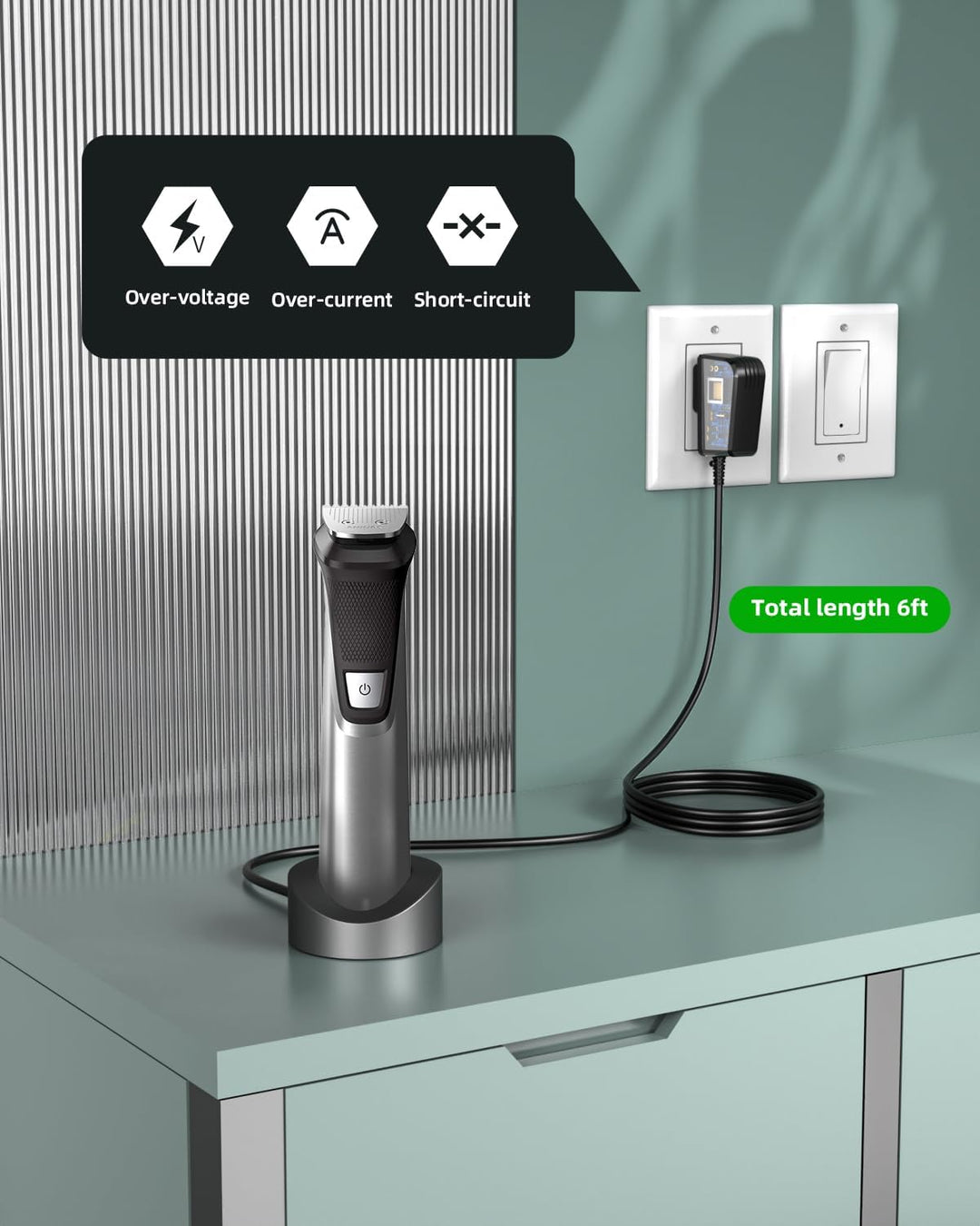 Cargador Superer de 15V compatible con Philips Norelco