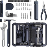 HOTO 40-Piece Tool Kit, Household Essentials Tool Set wSmart