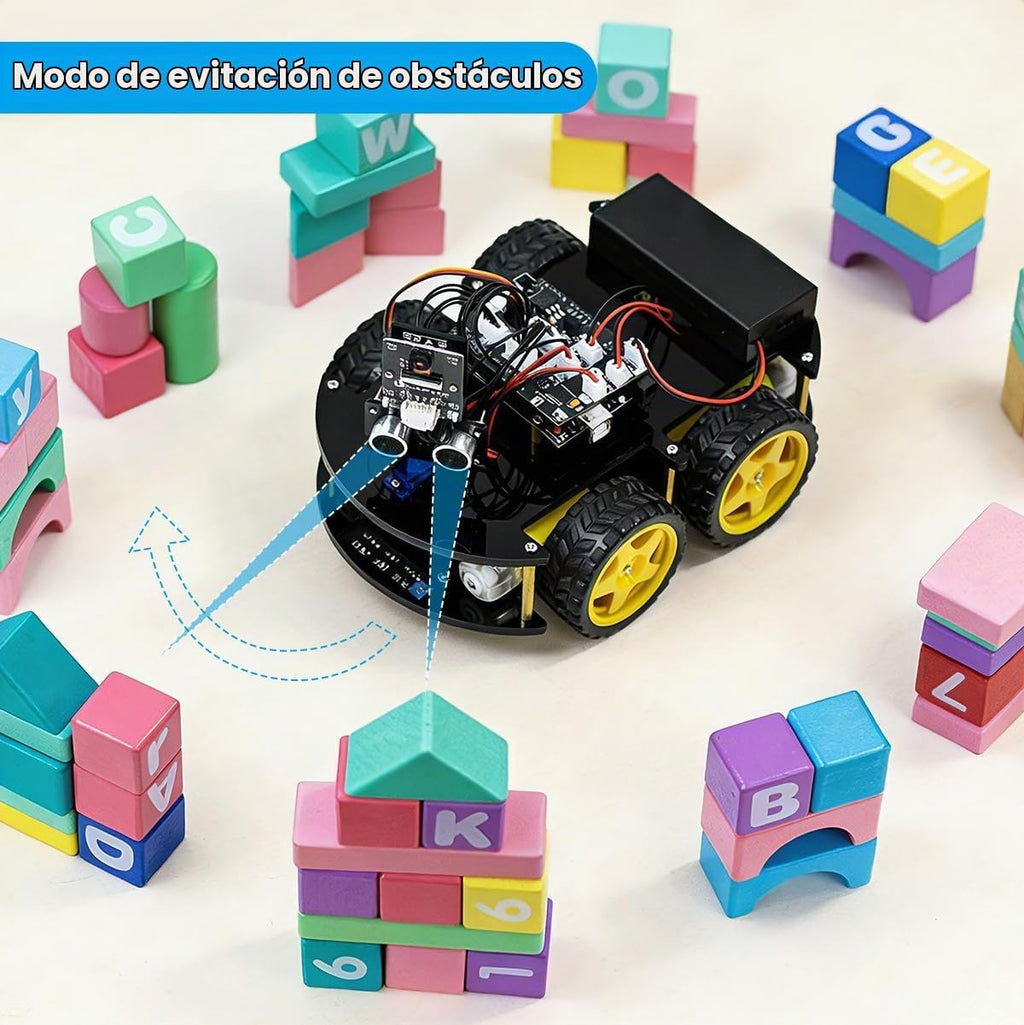 LAFVIN R3 Cámara Smart Robot Car Compatible con Arduino IDE con Tutorial