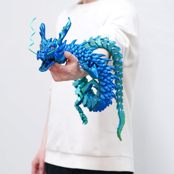 Modelos de dragón impresos en 3D súper grandes de 47.3 pulgadas, fi...
