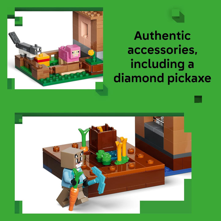 LEGO Minecraft Ataque a la aldea Evoker 21596 | Juguetes de constru...