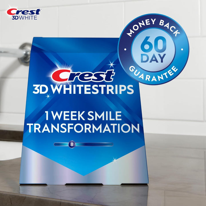 Crest 3D Whitestrips, Transformación de Sonrisa de 1 Semana, Tiras...