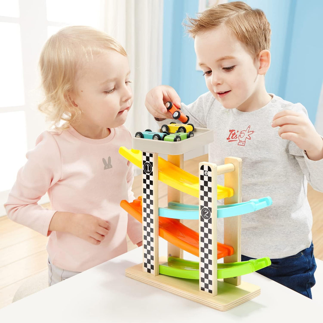 TOP BRIGHT Rampa de carreras infantil para niños de 1 a 2