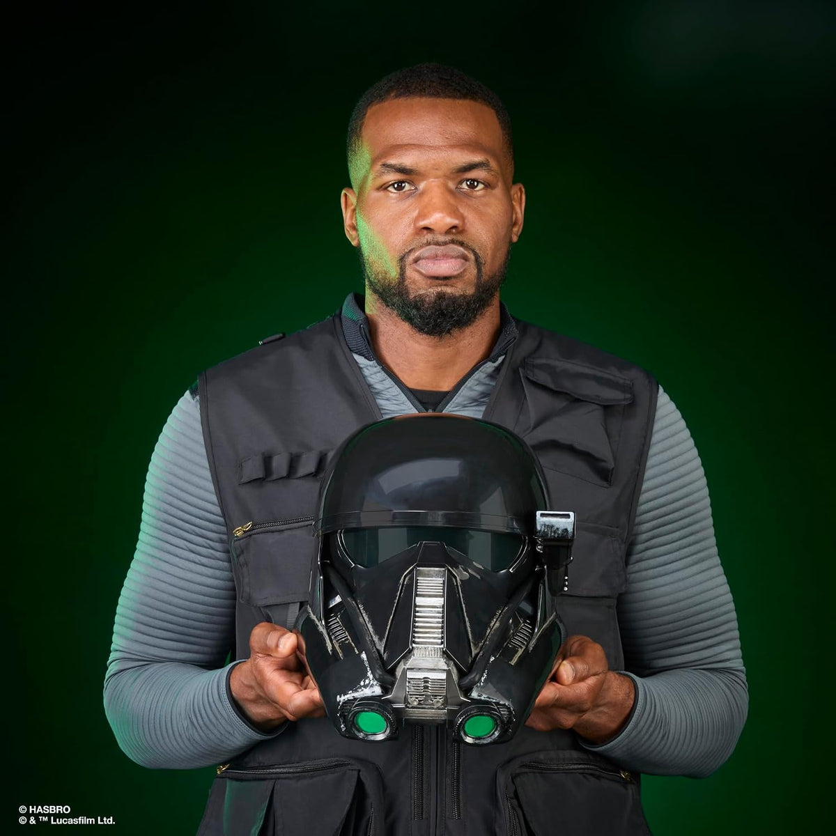 STAR WARS The Black Series Casco Electrónico Premium Imperial Death Trooper, Rogue One: A Story Artículo de Juego de Rol para edades de 14 años en adelante