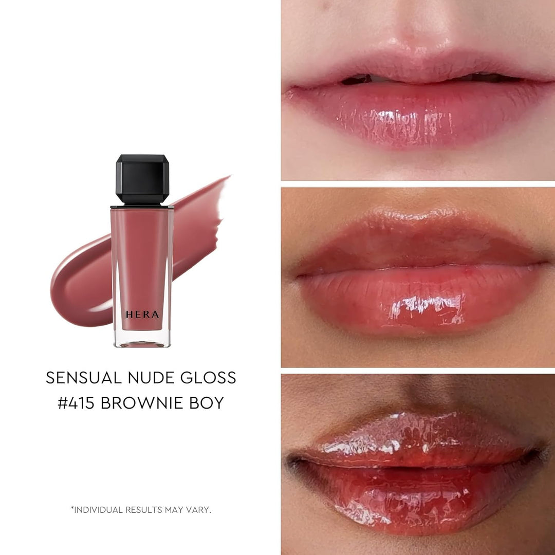 HERA Brillo Labial Sensual Nude #415 BROWNIE BOY - Felix Eligió [Pr...