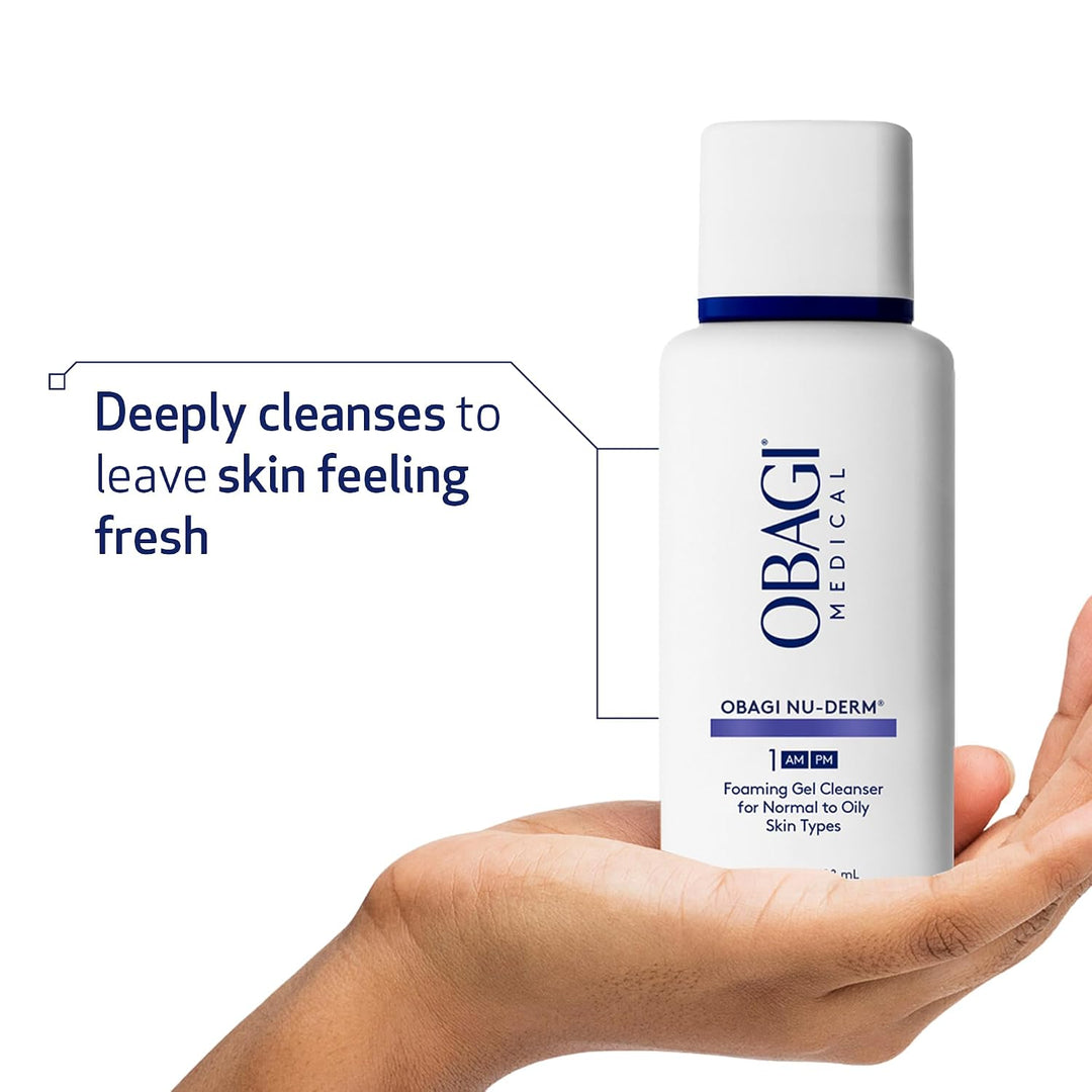 Obagi Nu-Derm Limpiador en Gel Espumoso para la cara \u2013 Limpiad...