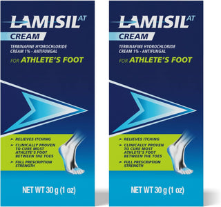Lamisil Crema para pies de atleta, tratamiento de 1 semana, clorhid...