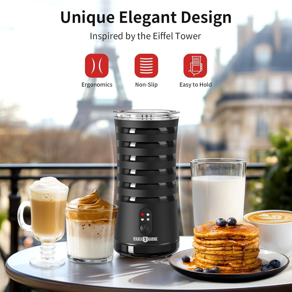 PARIS RHÔNE Espumador de leche, vaporizador de leche automático eléctrico 4