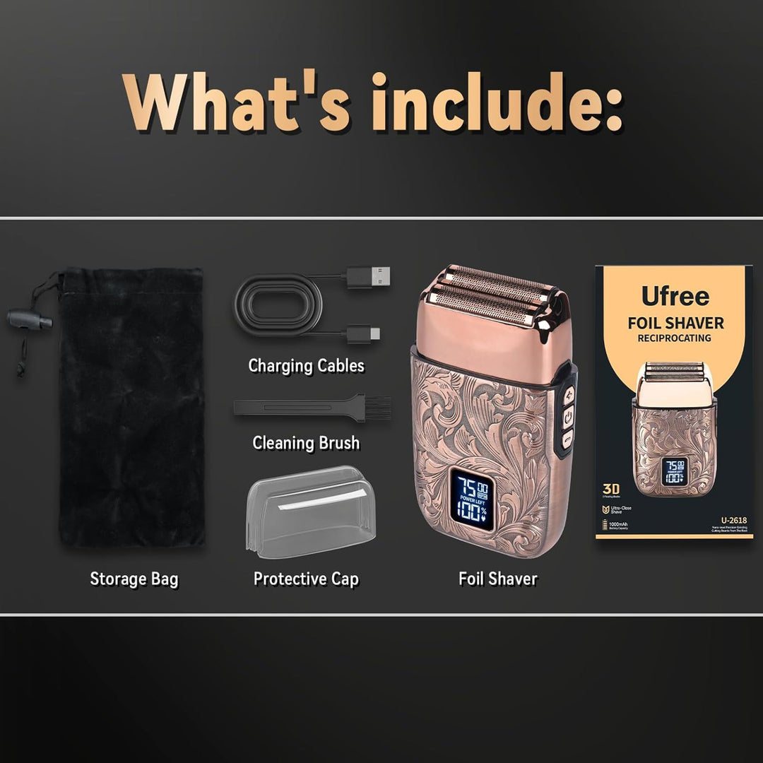 Ufree Close Shave - Afeitadoras eléctricas para hombres