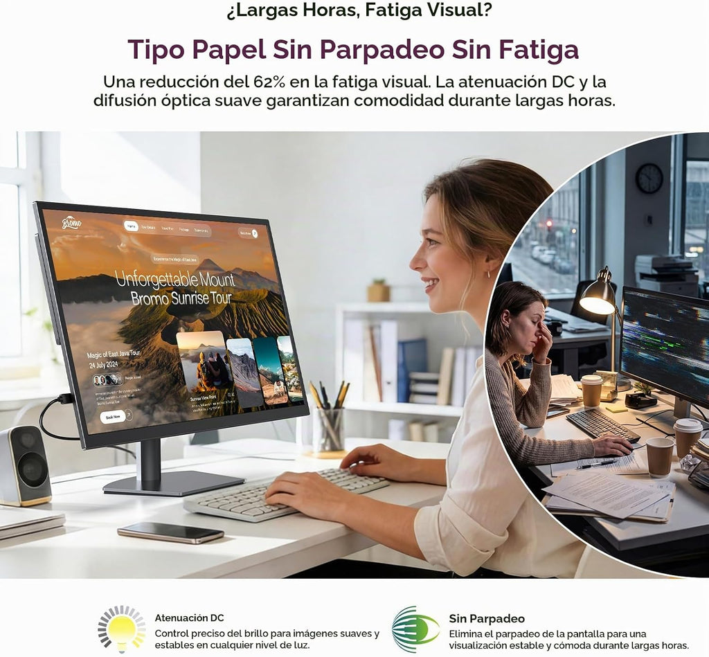 UPERFECT NxtLED™ Monitor portátil 18.5" 120Hz, pantalla profesi...