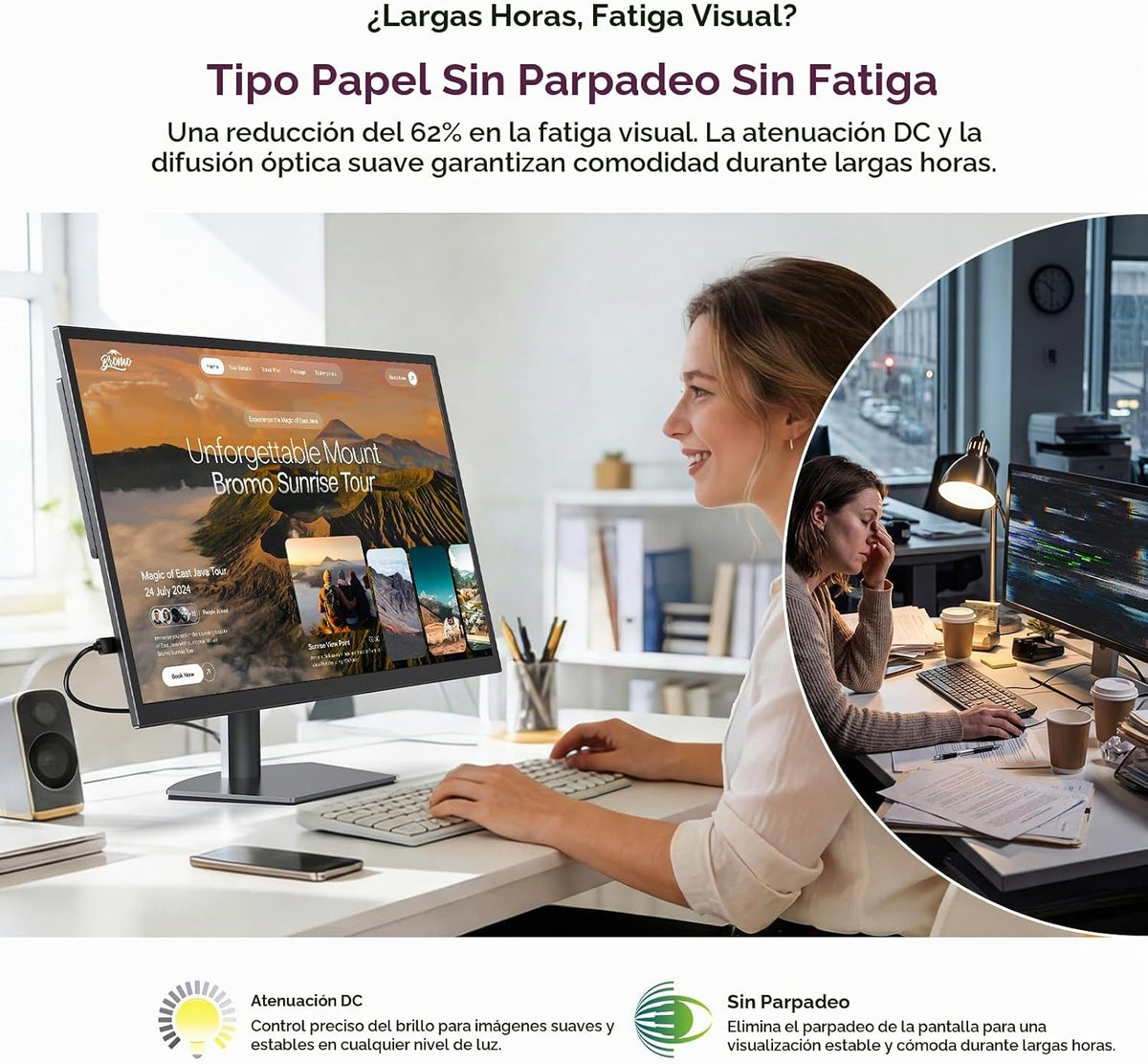UPERFECT NxtLED™ Monitor portátil 18.5" 120Hz, pantalla profesi...