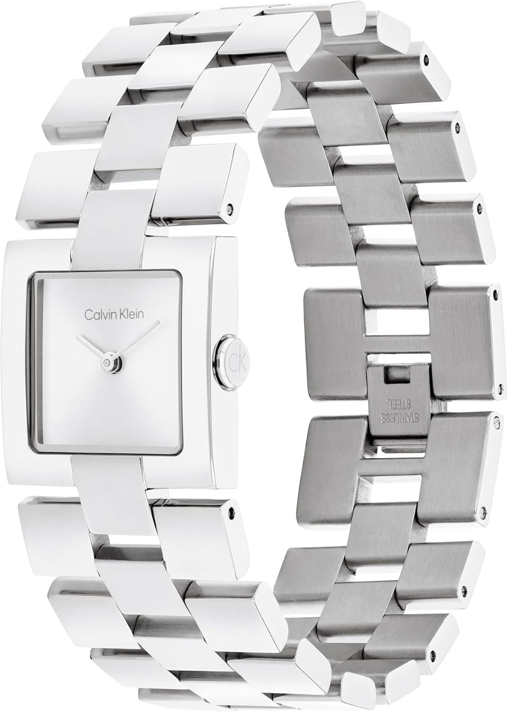 Calvin Klein CK Meridian - Reloj delgado de cuarzo 2H de 0.866 in para mujer, pulsera de acero inoxidable, reloj minimalista y elegante, moda premium, regalo para ella