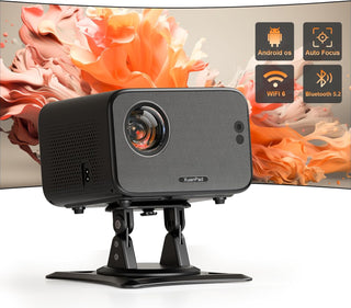 Proyector negro Lig y aplicaciones integradas: Mini proyector XuanP...