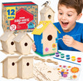 Neliblu - Kit de casa de pájaros para niños, 3 formas únicas y 2 tamaños
