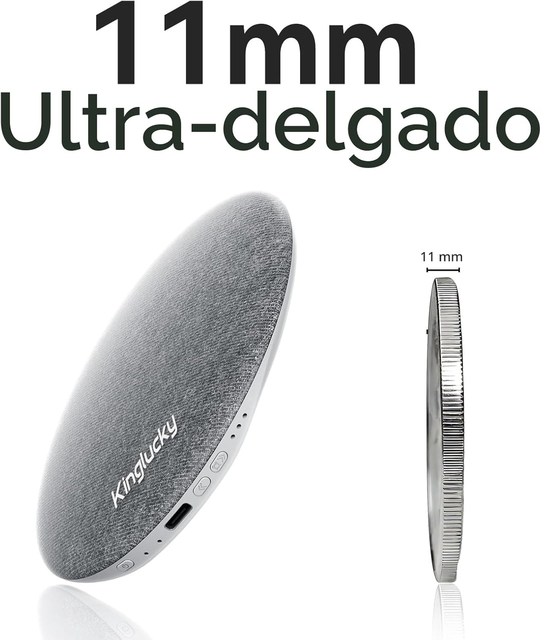 Kinglucky Altavoz de almohada para dormir, altavoz Bluetooth debajo...