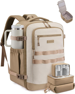 LOVEVOOK Mochila de viaje de 40L para mujeres y hombres, mochila de...