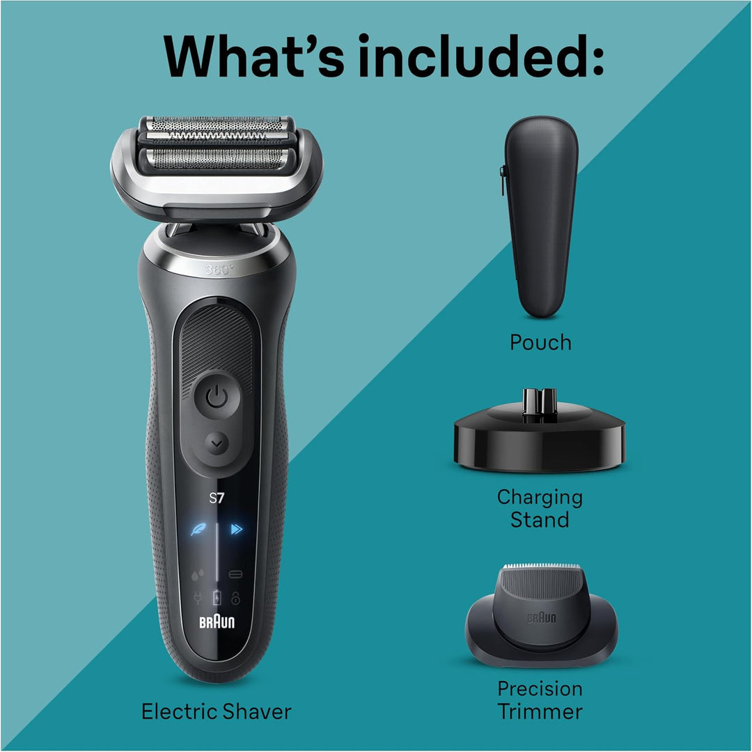 Braun Series 7 - Afeitadora eléctrica para hombres, maquinilla de a...