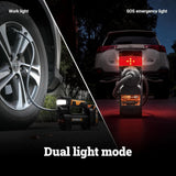 Worx WX092L 20V 2.0Ah inflador inalámbrico 2 en 1, batería y cargad...