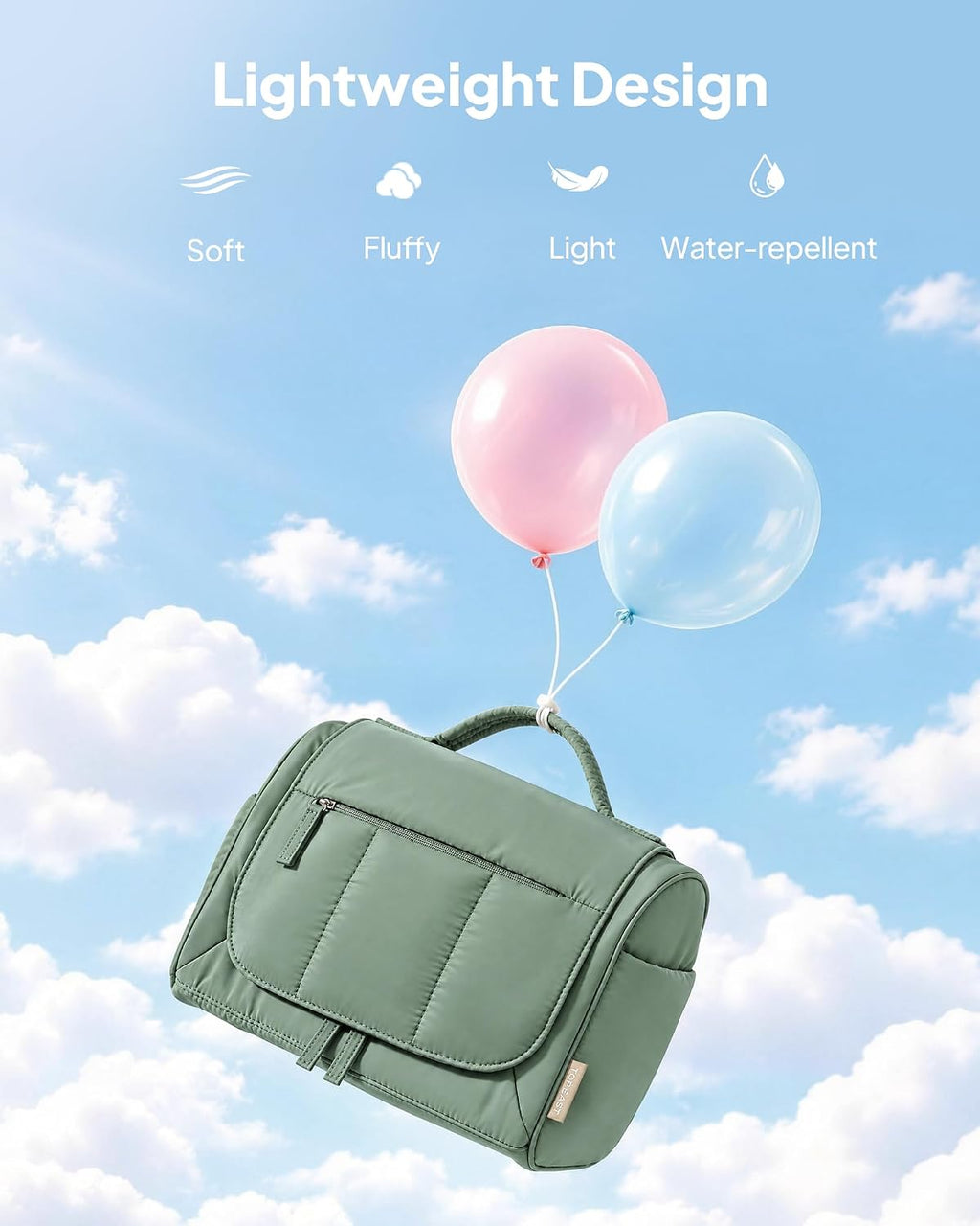 Neceser colgante de viaje para mujer, bolsa de maquillaje grande