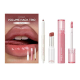 rom&amp;nd Volume Hack Trio | Juego combinado de labios voluminosos...