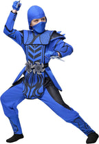 Spooktacular Creations Disfraz de ninja de Halloween para niños, disfraz de ninja para niños pequeños, disfraz de Halloween, fiestas de disfraces