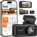 WOLFBOX X3 PRO Cámara de Salpicadero Delantera y Trasera, Dual STARVIS 2 IMX675, EIS