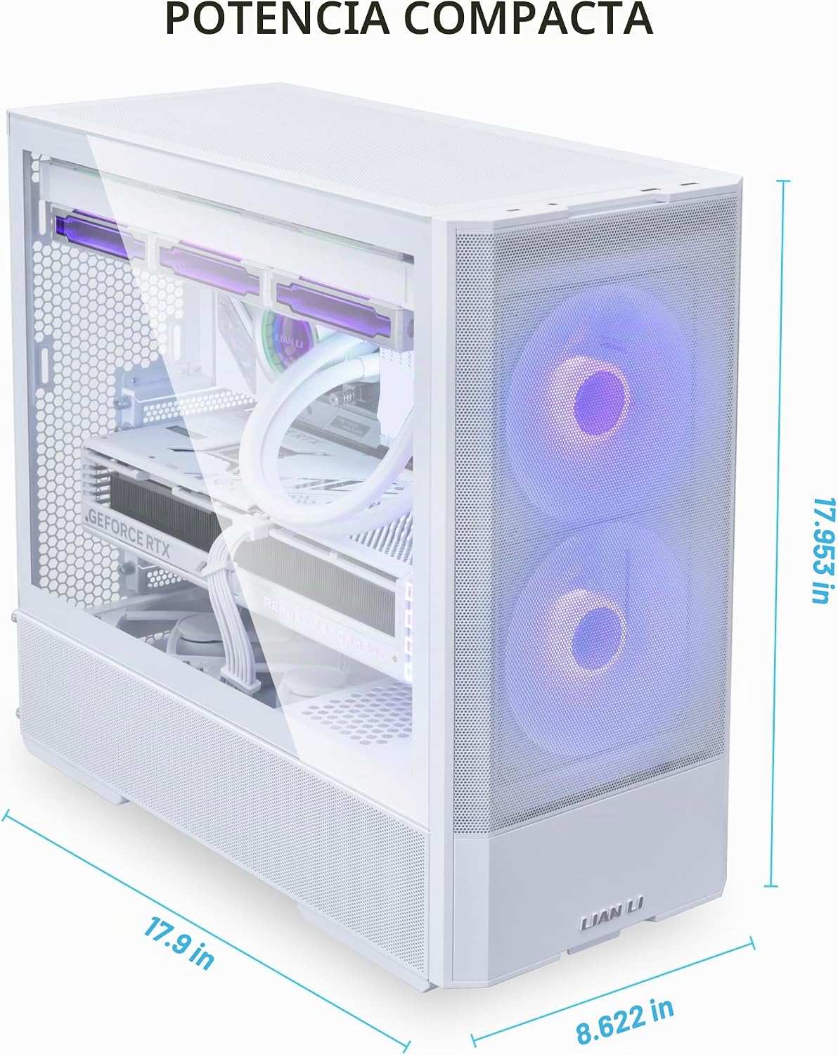 LIAN LI LANCOOL 207 Compacto ATX RGB Caja de Computadora para Juego...