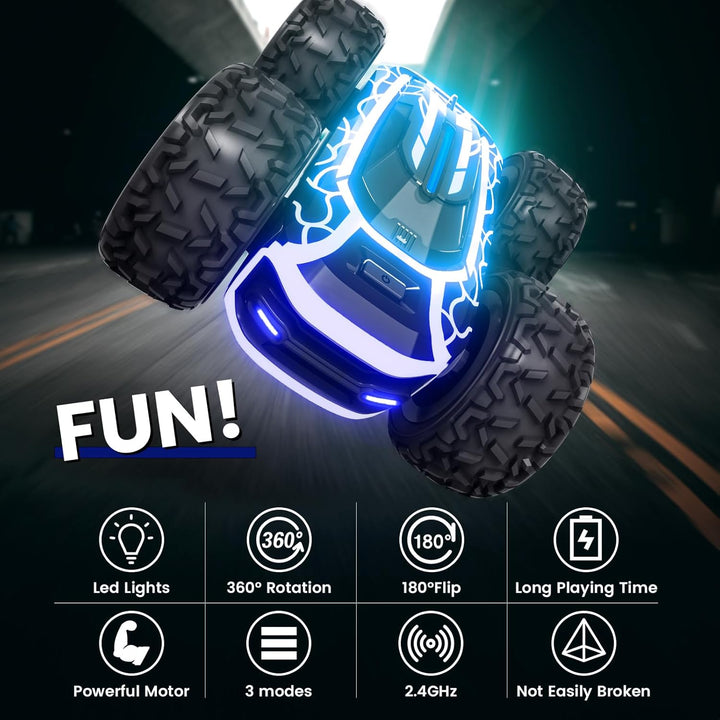 Tecnock Auto de control remoto para niños de 4 a 7 24 GHz