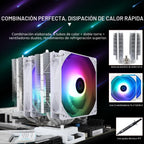 Enfriador de aire Thermalright Peerless Assassin 120 SE ARGB blanco para CPU LGA1700 PA120