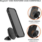 Rokform - Funda ultra resistente para Galaxy S24 + soporte de teléfono giratorio compatible con MagSafe para automóvil, camión o camioneta
