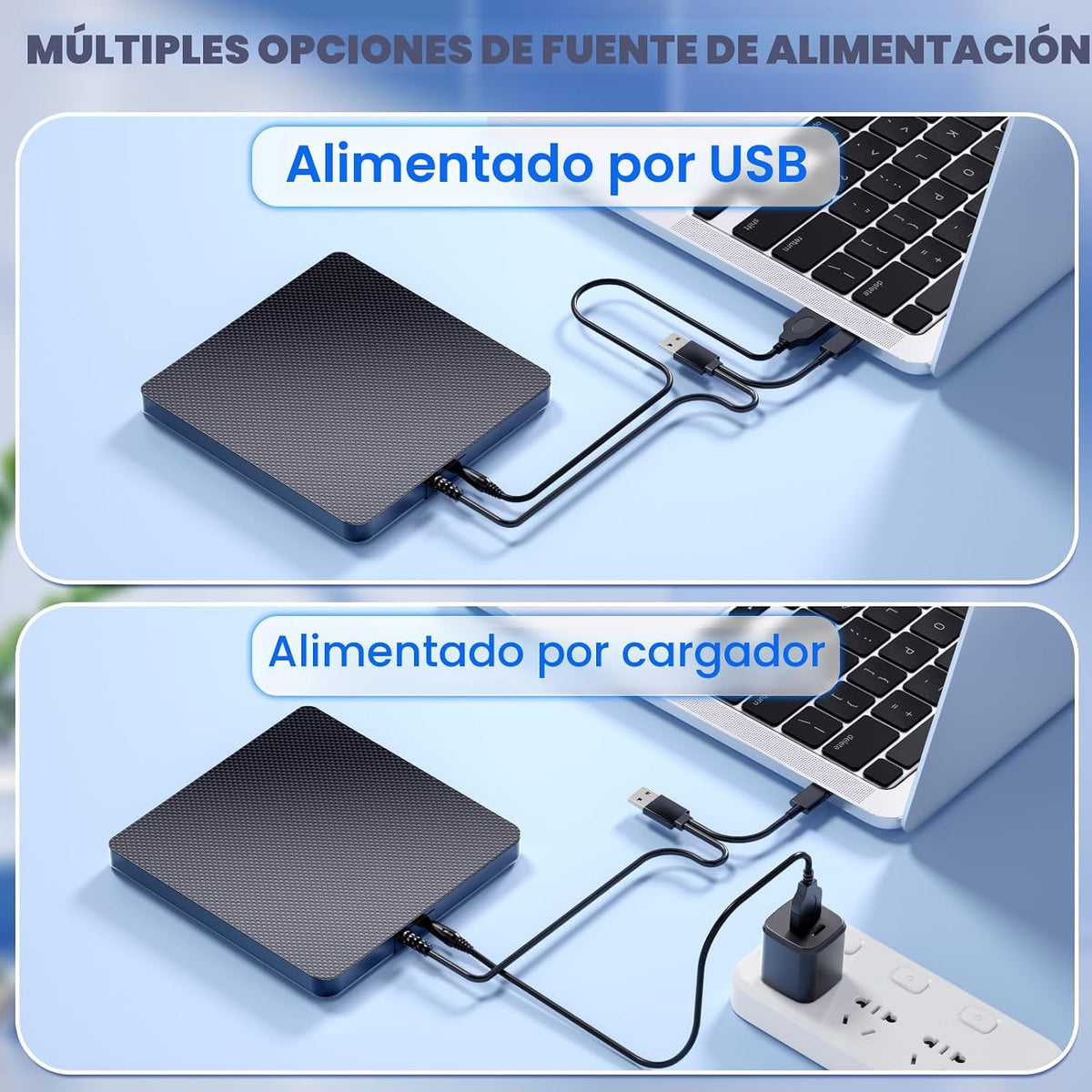 Dainty Reproductor de unidades Blu ray externas lectura compatible...