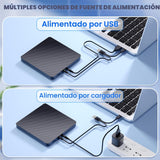 Dainty Reproductor de unidades Blu ray externas lectura compatible...