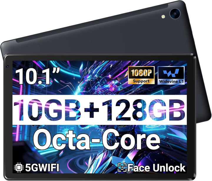 MUISOO Tablet Tablet Android de 10.1", procesador Octa-Core, 10...