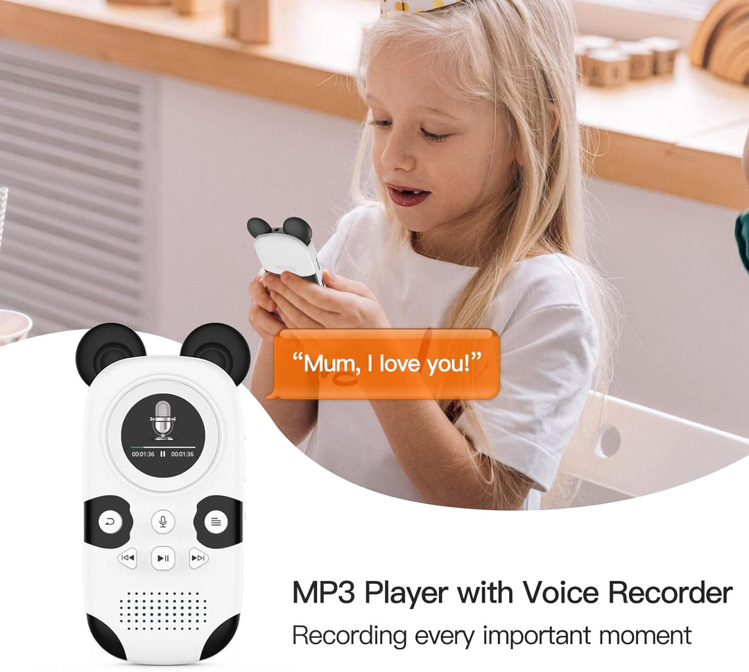RUIZU Reproductor MP3 de 64GB para Niños, Reproductor de Música Por...