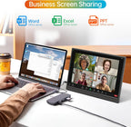 MNN Monitor portátil de 14 pulgadas FHD 1920 * 1200P USB C HDMI Ult...