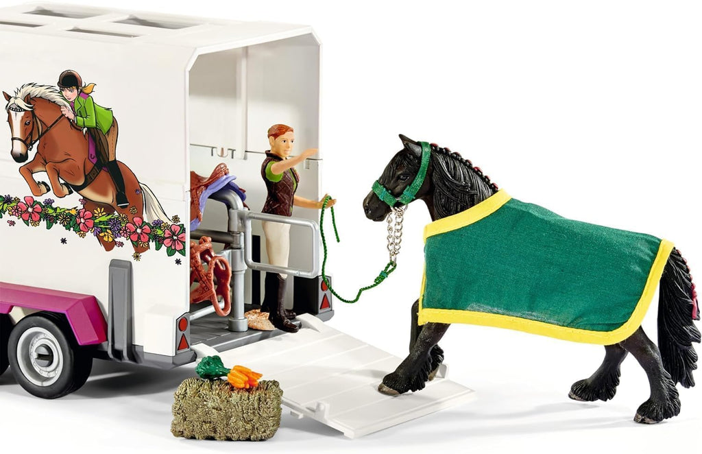 Schleich Horse Club - Juego de caballos de 38 piezas, camión y remolque - 5