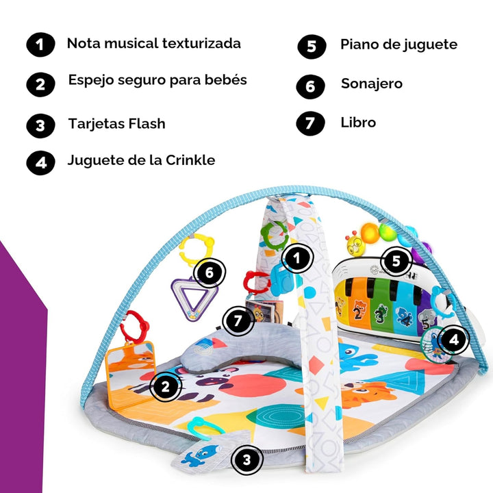 Baby Einstein Gimnasio de Juego y Alfombrilla de Actividad 4 en 1 K...
