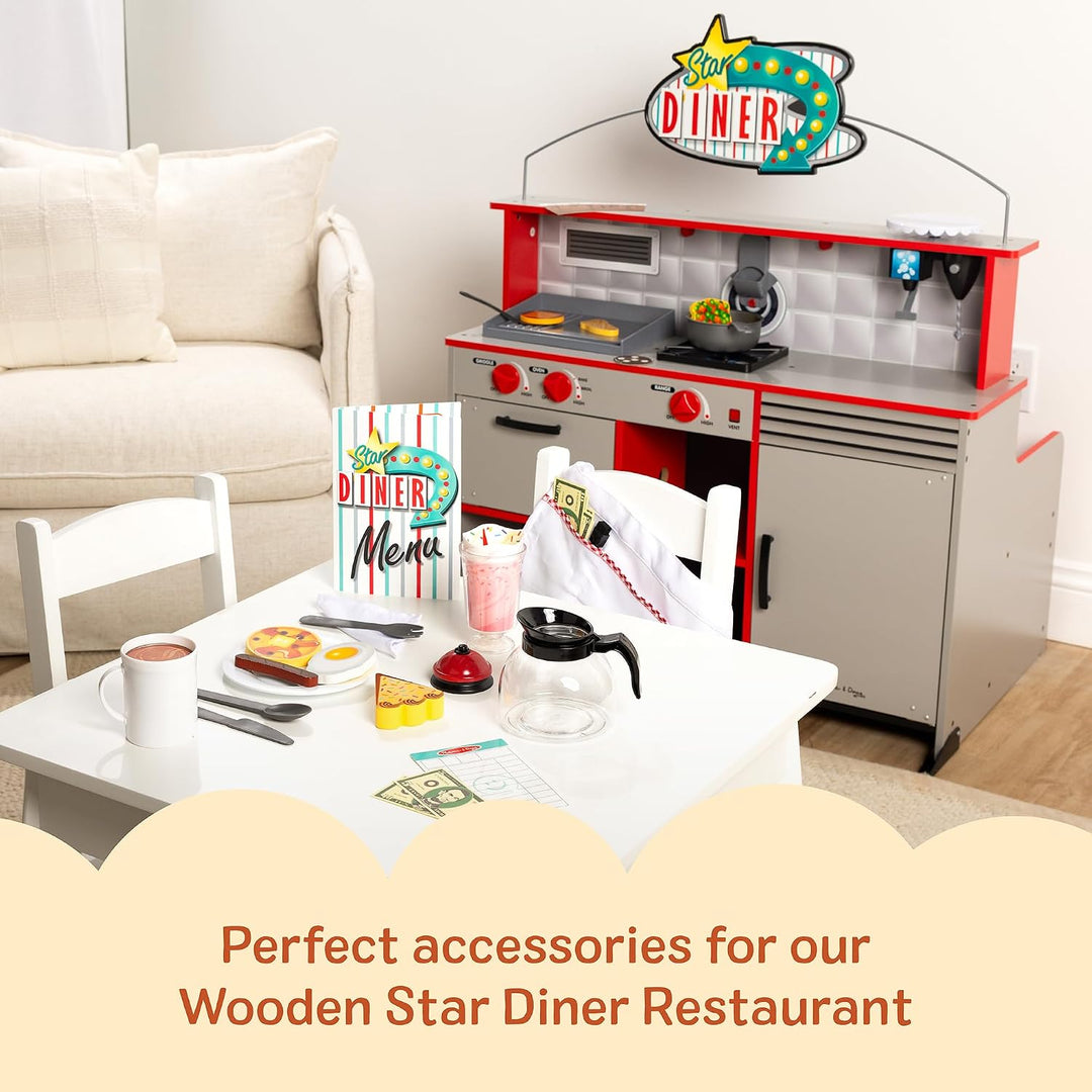 Melissa &amp; Doug \u2013 Juego de casa Star Diner Restaurante (41...