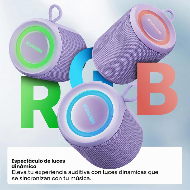 Altavoz Bluetooth inalámbrico, IP67 impermeable y a prueba de polvo...