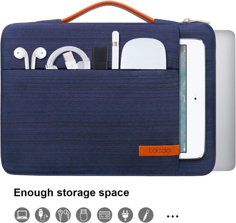 Lacdo Funda Protectora de 360° para Laptop de 16 Pulgadas para Lapt...