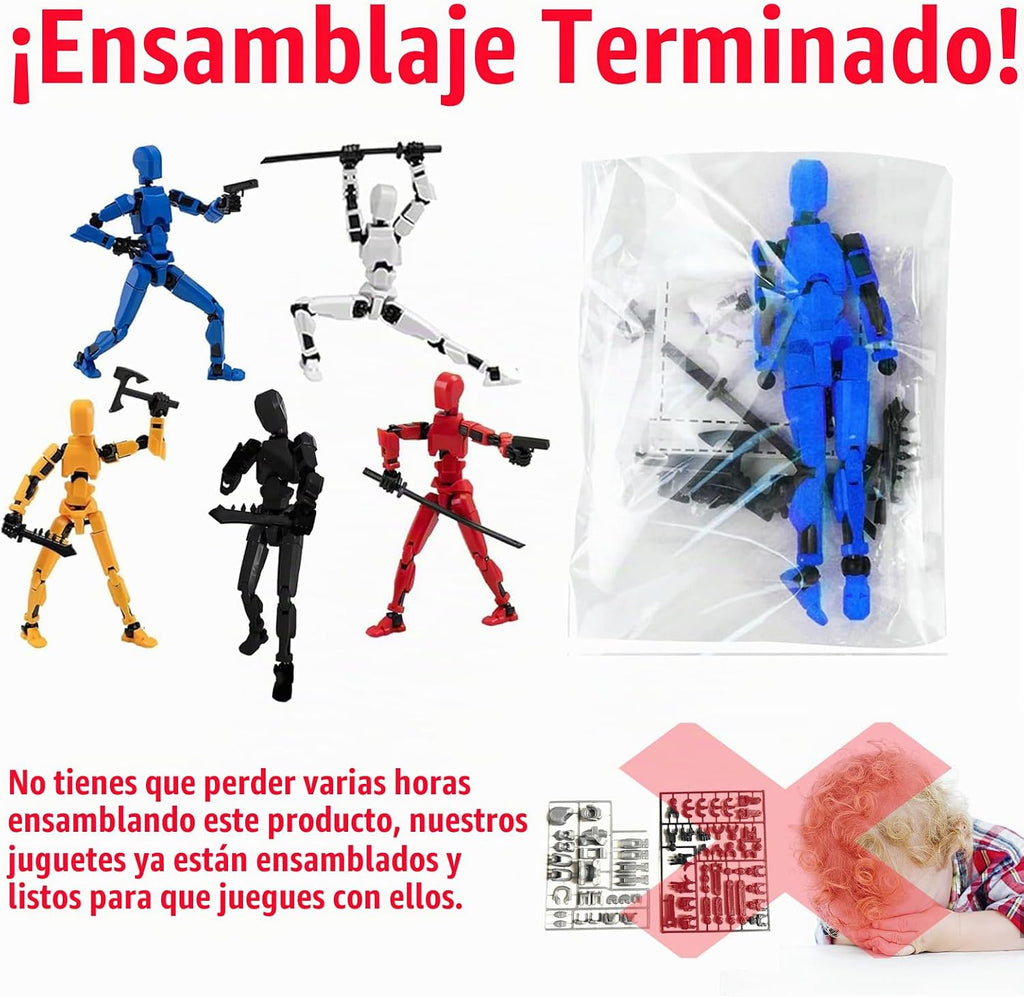 Titan 13 Figuras de acción, multiarticulado Lucky Robot 13 figura de