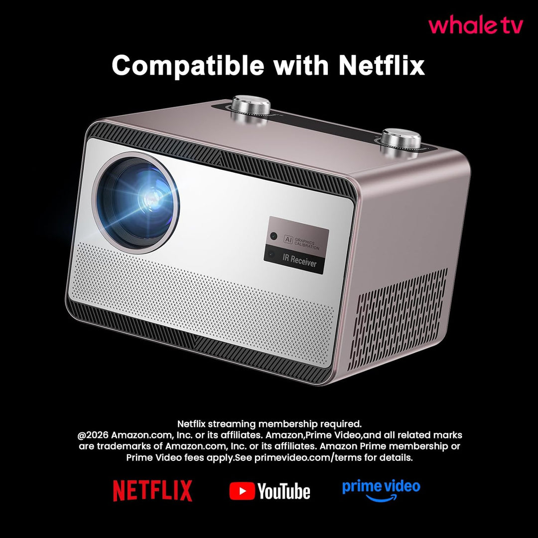 Proyector inteligente Full HD de 2000 lúmenes ANSI, aplicación de t...